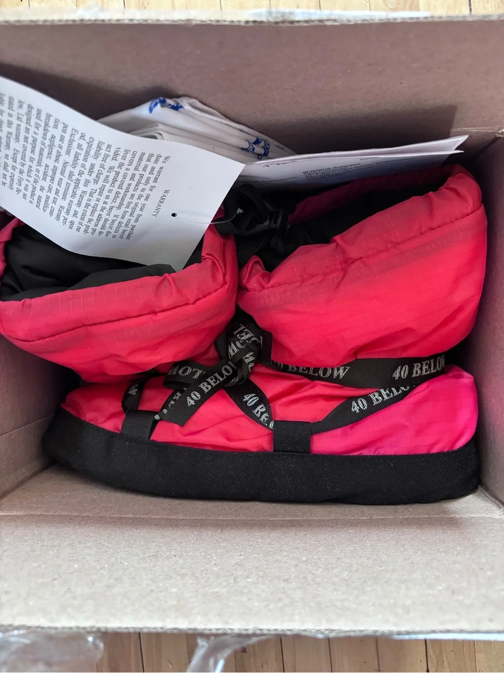 Men's Pink Insulated Rain & Snow Boots -
